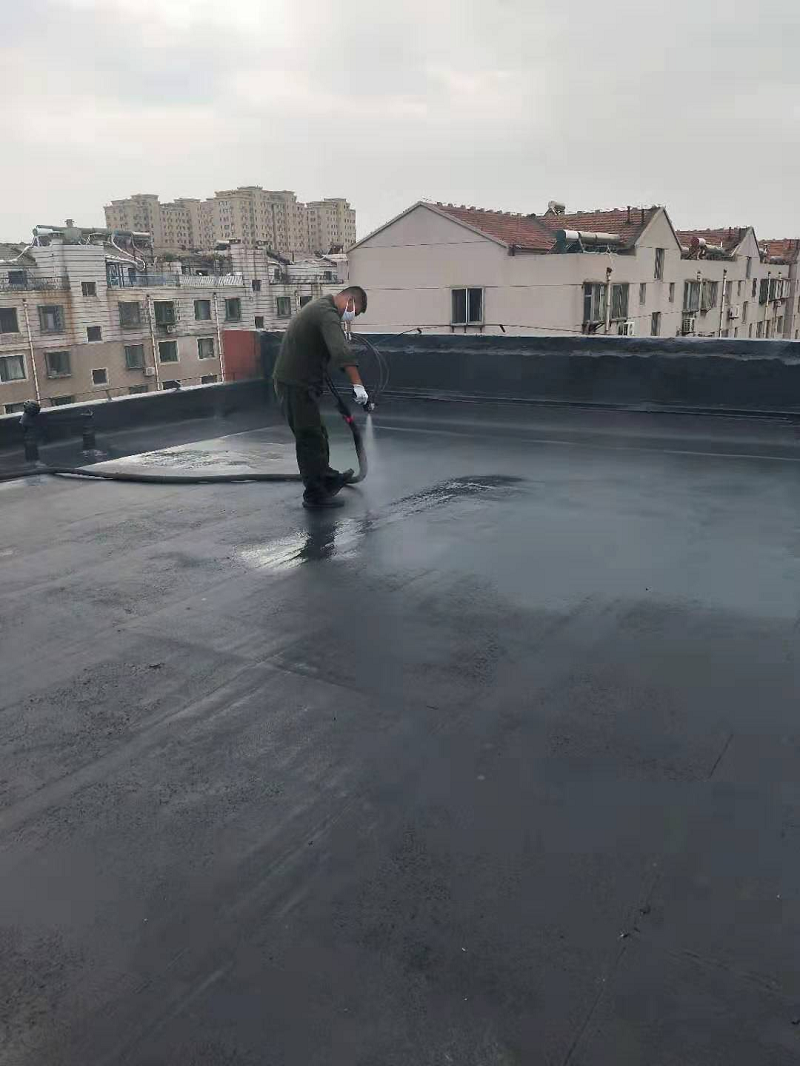 山东淄博实验中学屋顶聚脲防水