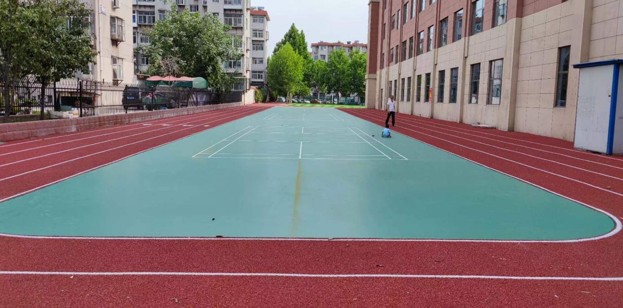 淄博潘庄高级中学运动场工程